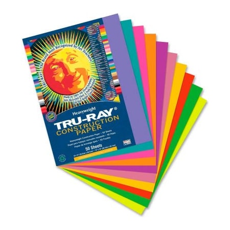 Pacon Corporation Pacon Tru-Ray Construction Paper 9" x 12" Bright Assorted 102940